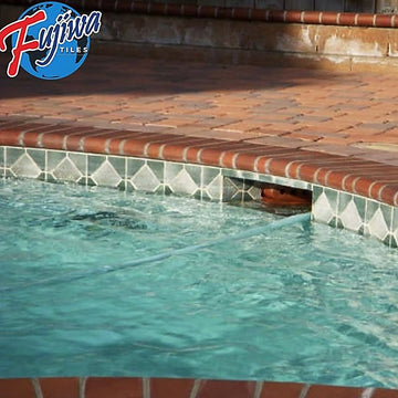 Nature Green, 6" x 6" | ALCO-501 | Fujiwa Porcelain Pool Tile