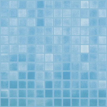 093501MANTID Turquoise Blue Slip Resistant, 1" x 1" Vidrepur