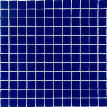 CHIGLABR127 Cobalt, 1" x 1" - Glass Tile