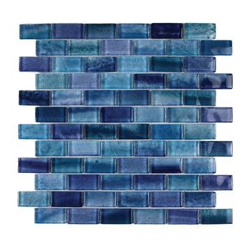 Gemstone Silver, 2" x 6" Glass Tile | Pool & Spa Tile