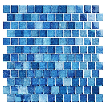 Gulf Stream, 1" x 1" Glass Tile | CW811B6 | Artistry in Mosaics