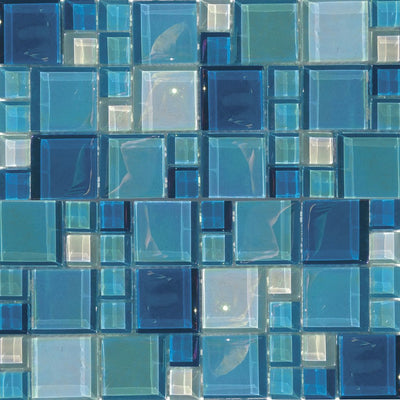 KEEKELURAAAQSH - Aquatica Shimmer, Mixed - Glass Tile