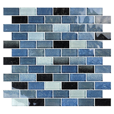 Lagoon, 1" x 2" Glass Tile | CW812K6 | Artistry in Mosaics