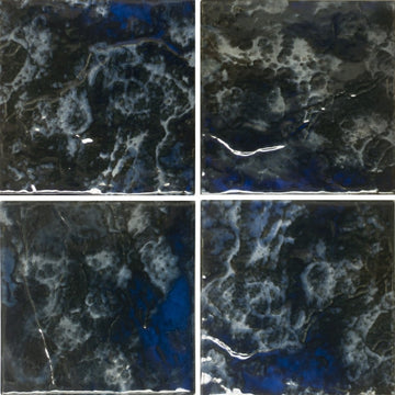 LUNAR-672 - Midnight, 6" x 6" (4 pcs, 1 sqft) - Porcelain Pool Tile - Fujiwa