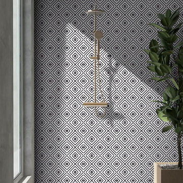 Modena, 8" x 8" Porcelain Tile | NZARMOD8X8 | Patterned Tile by MSI