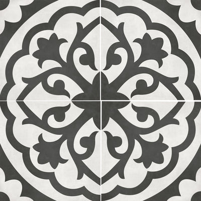 Monochrome Lotus, 8" x 8" Porcelain Tile | ANAFORMMONLOTU8 | IWT Tile