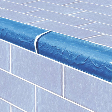 Blue Glass Trim Tile | TRIM-MS826B1 | Moonscape Series Pool Tile