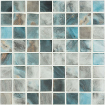 Nature Air Force Matte, 1.5" x 1.5" Glass Tile | Vidrepur Nature 