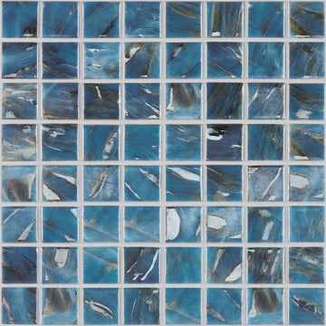 Oasis Royal, 1.5" x 1.5" Glass Tile | Pool, Spa, & Kitchen Tile