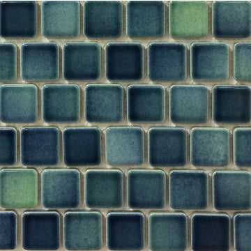 PEB-168 - North Sea, 1" x 1" - Porcelain Pool Tile - Fujiwa