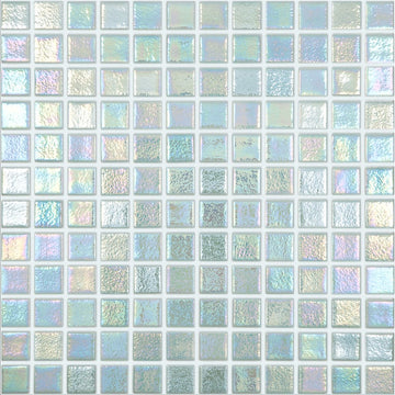 Shell Mystic Slip Resistant, 1" x 1" | Vidrepur Mosaic Pool Tile