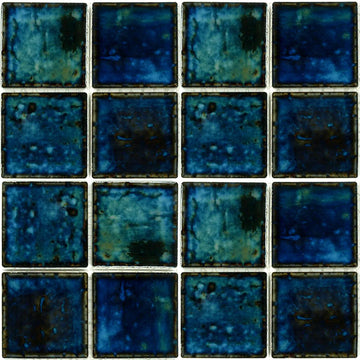 STS-331 - Fujiwa Oyster Blue, 3" x 3" - Porcelain Pool Tile