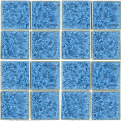 TITAN-331 - Fujiwa Crystal Blue, 3" x 3" - Porcelain Pool Tile