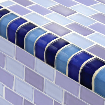 TRIM-GC82348B2 Trim Cobalt Blue Blend Artistry in Mosaics