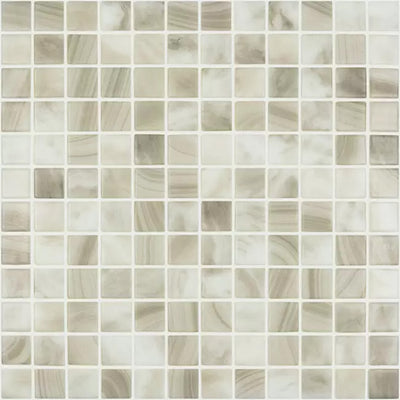 Nature Matte Sea Salt, 1" x 1" Glass Tile | Vidrepur Nature Collection