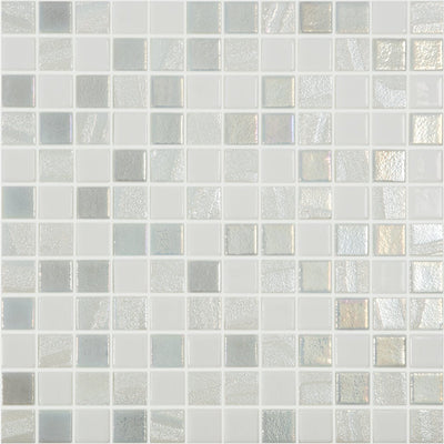 POLAR - Polar, 1" x 1" Vidrepur Glass Mosaic Tile