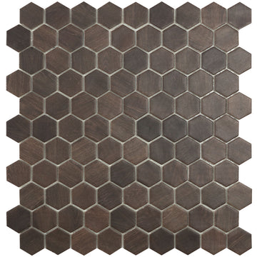 Legend Fungi, Hexagon Glass Mosaic | Glass Tile by Vidrepur 