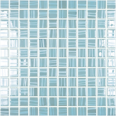 Tender Artic Ice, 1" x 1" Glass Tile | Mosaic Pool Tile by Vidrepur 