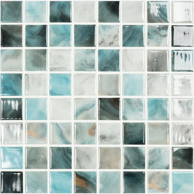 Air Force, 1.5" x 1.5" Glass Tile | Vidrepur Nature Collection