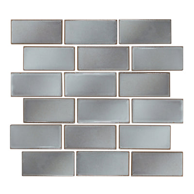 Pewter Grey, 2" x 4" | VINTA-241 | Porcelain Pool Tile